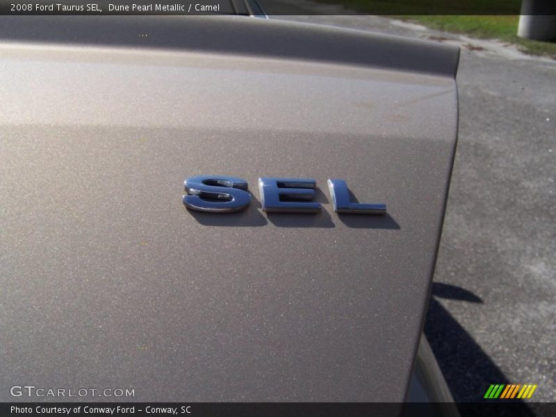 Dune Pearl Metallic / Camel 2008 Ford Taurus SEL