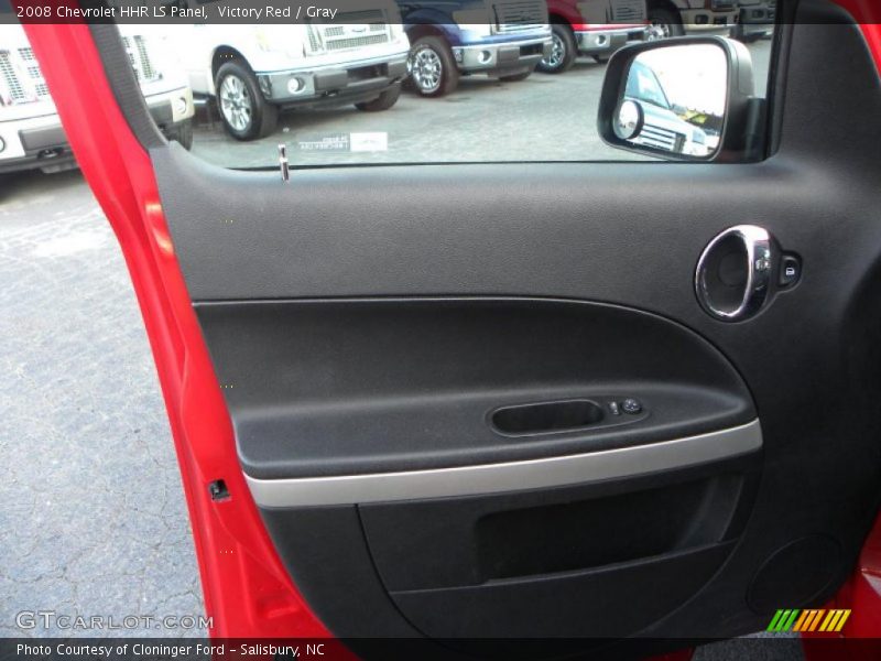 Victory Red / Gray 2008 Chevrolet HHR LS Panel