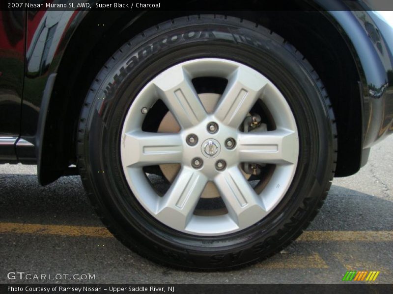 Super Black / Charcoal 2007 Nissan Murano SL AWD