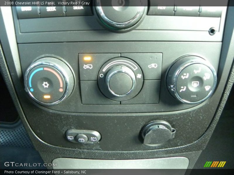 Victory Red / Gray 2008 Chevrolet HHR LS Panel