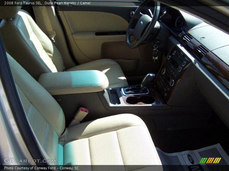 Dune Pearl Metallic / Camel 2008 Ford Taurus SEL