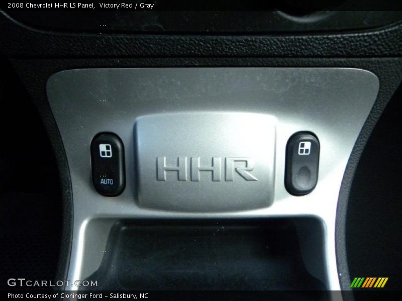 Victory Red / Gray 2008 Chevrolet HHR LS Panel