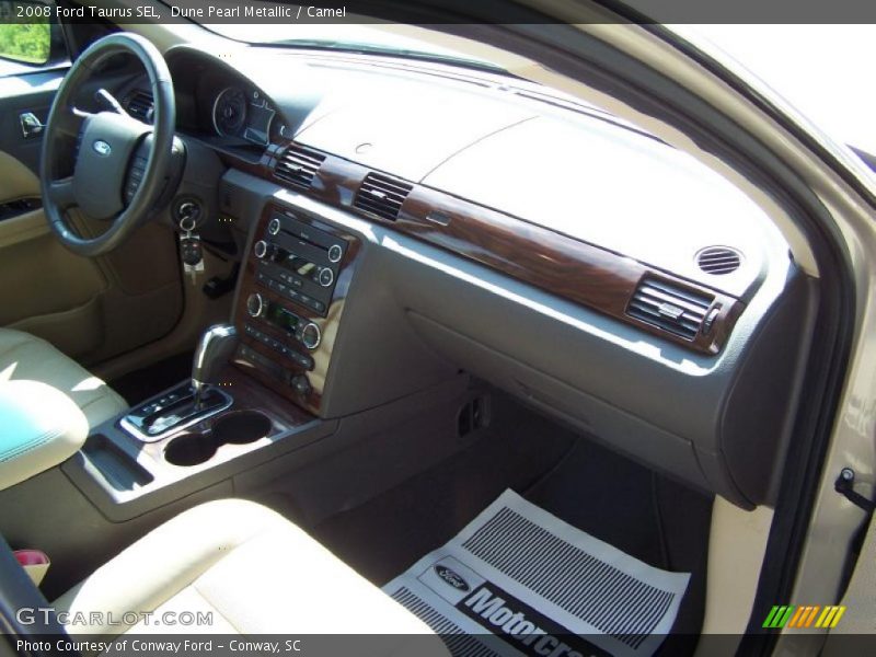 Dune Pearl Metallic / Camel 2008 Ford Taurus SEL
