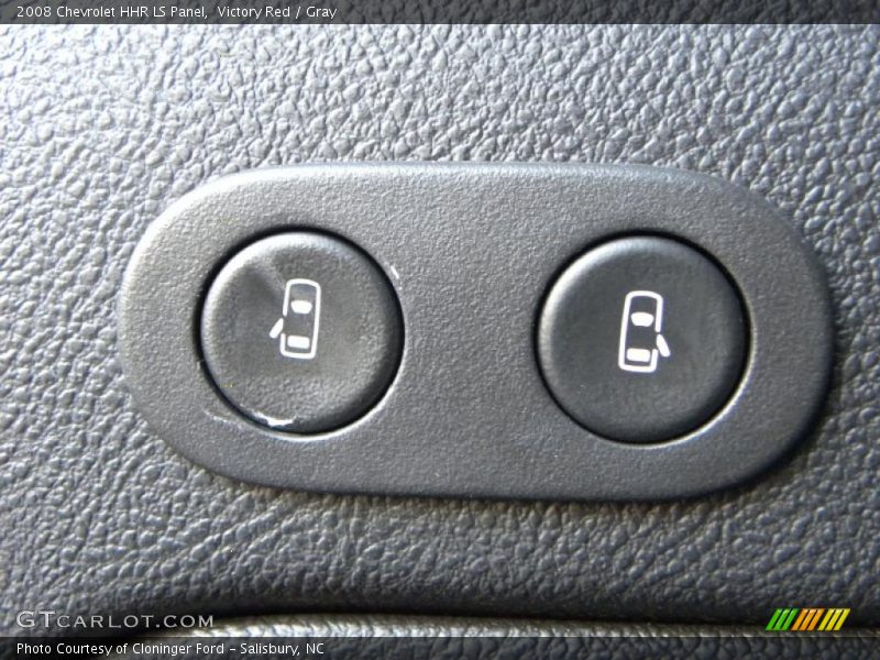 Victory Red / Gray 2008 Chevrolet HHR LS Panel