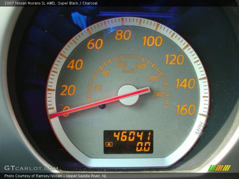 Super Black / Charcoal 2007 Nissan Murano SL AWD