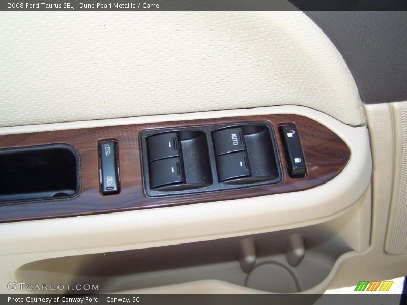 Dune Pearl Metallic / Camel 2008 Ford Taurus SEL