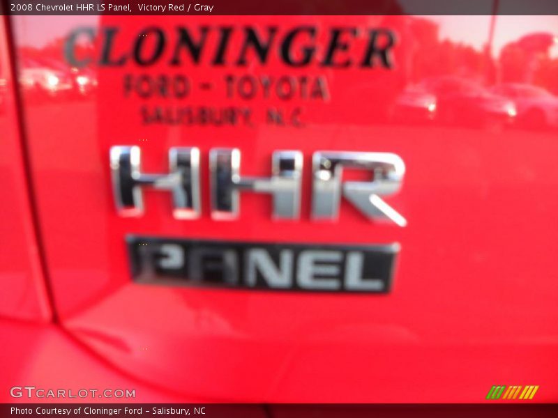 Victory Red / Gray 2008 Chevrolet HHR LS Panel