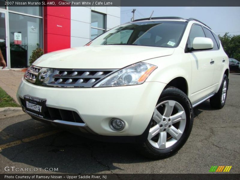 Glacier Pearl White / Cafe Latte 2007 Nissan Murano SL AWD