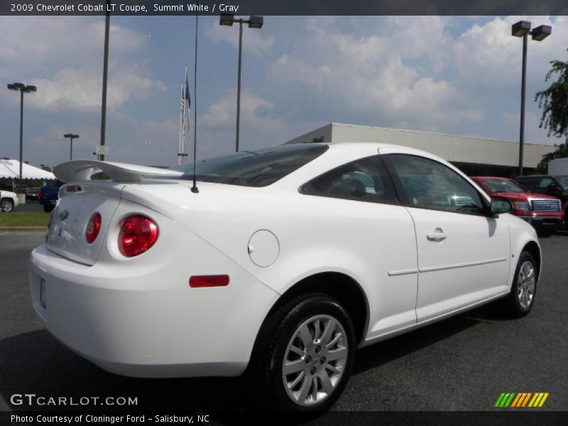 Summit White / Gray 2009 Chevrolet Cobalt LT Coupe