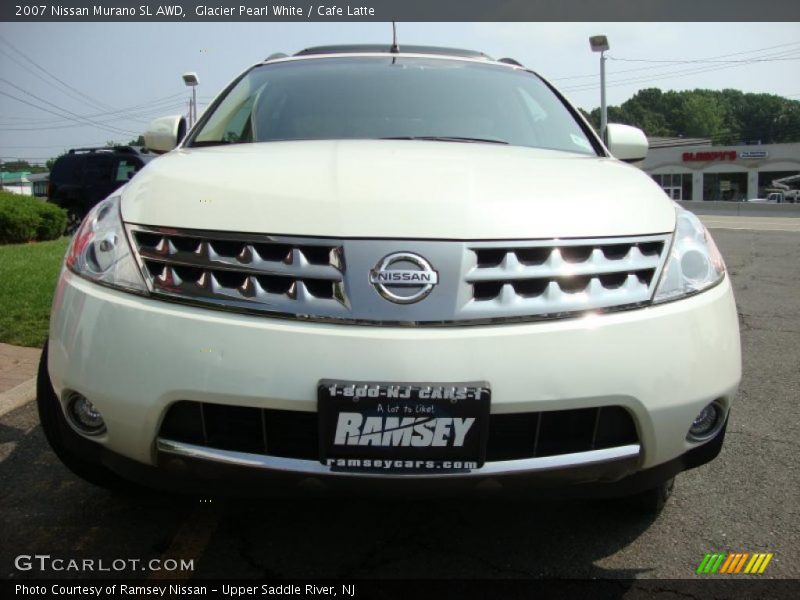 Glacier Pearl White / Cafe Latte 2007 Nissan Murano SL AWD