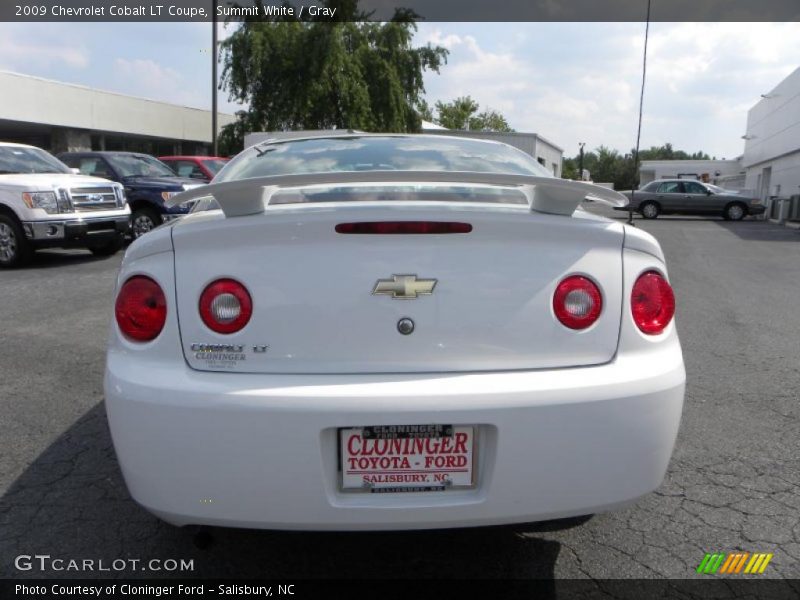 Summit White / Gray 2009 Chevrolet Cobalt LT Coupe