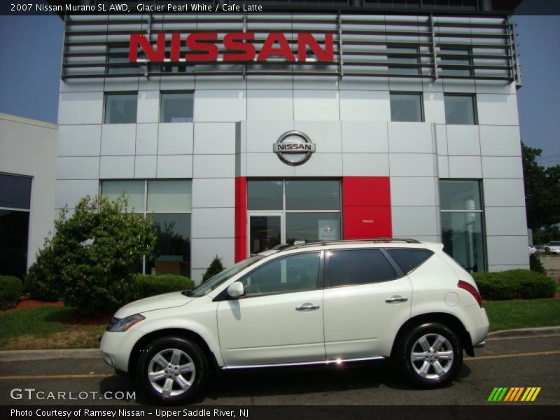 Glacier Pearl White / Cafe Latte 2007 Nissan Murano SL AWD