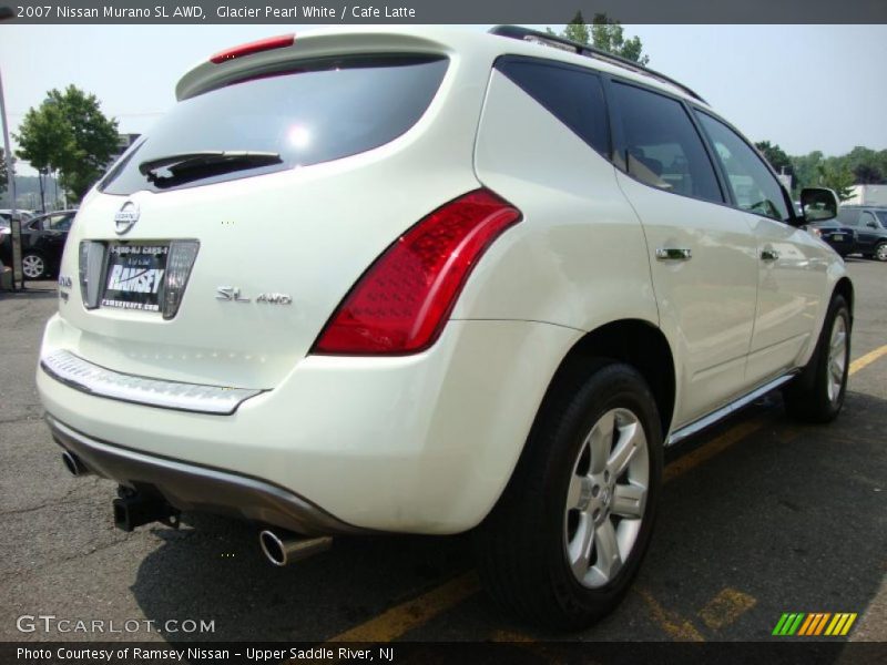 Glacier Pearl White / Cafe Latte 2007 Nissan Murano SL AWD