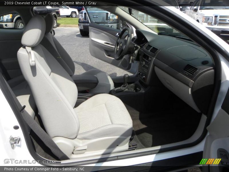 Summit White / Gray 2009 Chevrolet Cobalt LT Coupe
