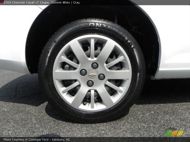 Summit White / Gray 2009 Chevrolet Cobalt LT Coupe