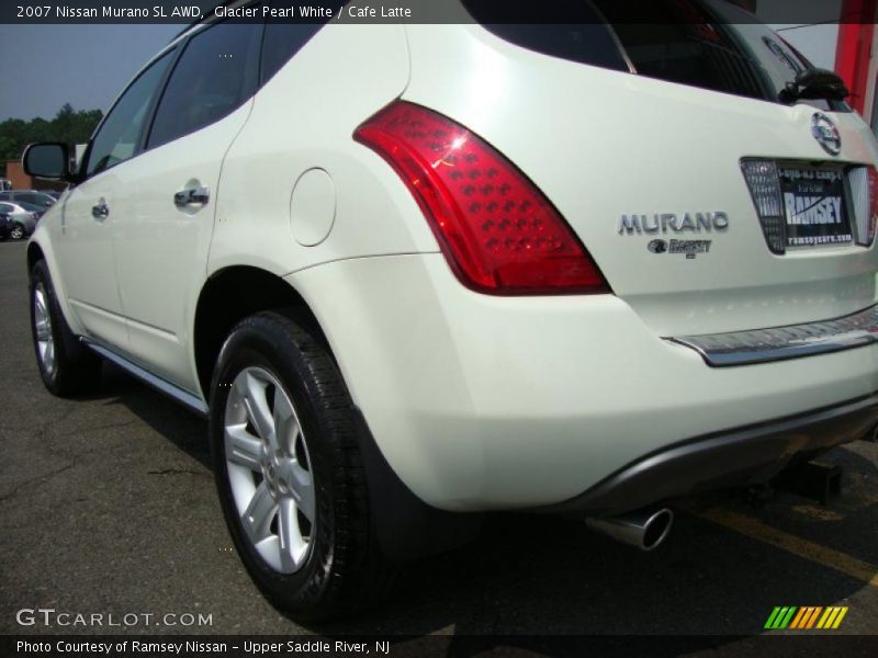 Glacier Pearl White / Cafe Latte 2007 Nissan Murano SL AWD