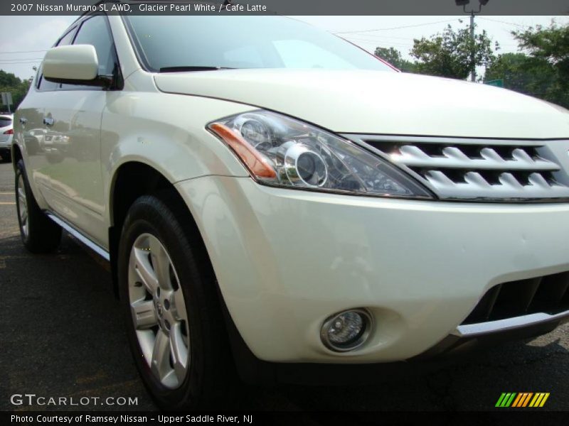 Glacier Pearl White / Cafe Latte 2007 Nissan Murano SL AWD