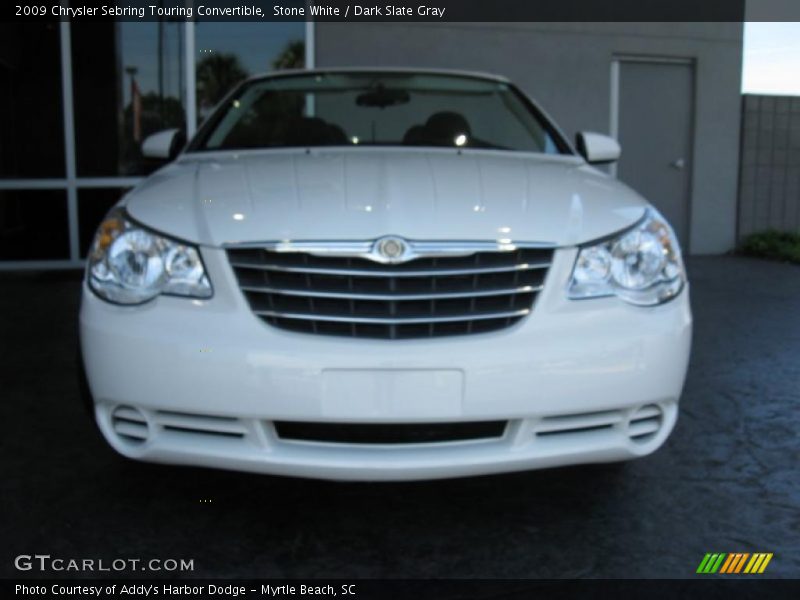 Stone White / Dark Slate Gray 2009 Chrysler Sebring Touring Convertible