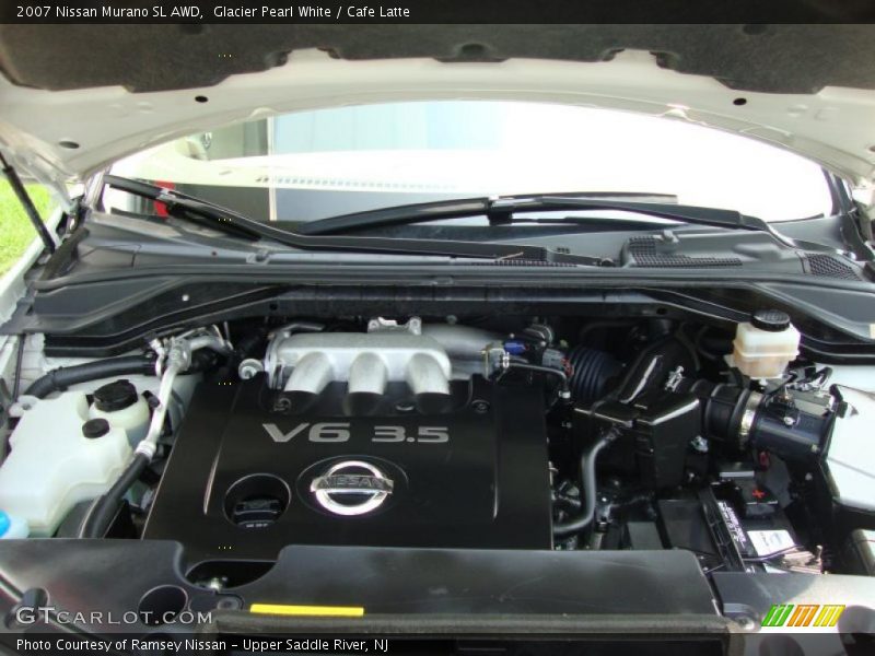 Glacier Pearl White / Cafe Latte 2007 Nissan Murano SL AWD