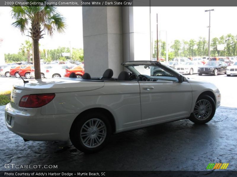 Stone White / Dark Slate Gray 2009 Chrysler Sebring Touring Convertible