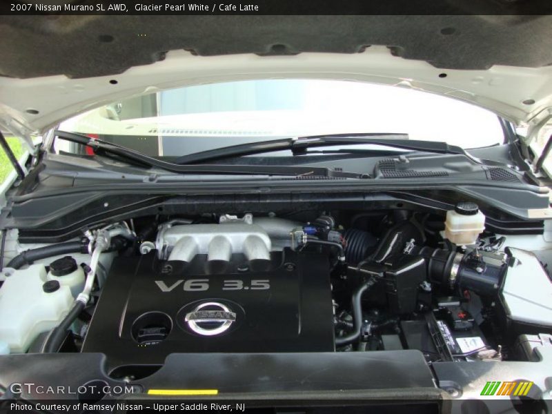 Glacier Pearl White / Cafe Latte 2007 Nissan Murano SL AWD