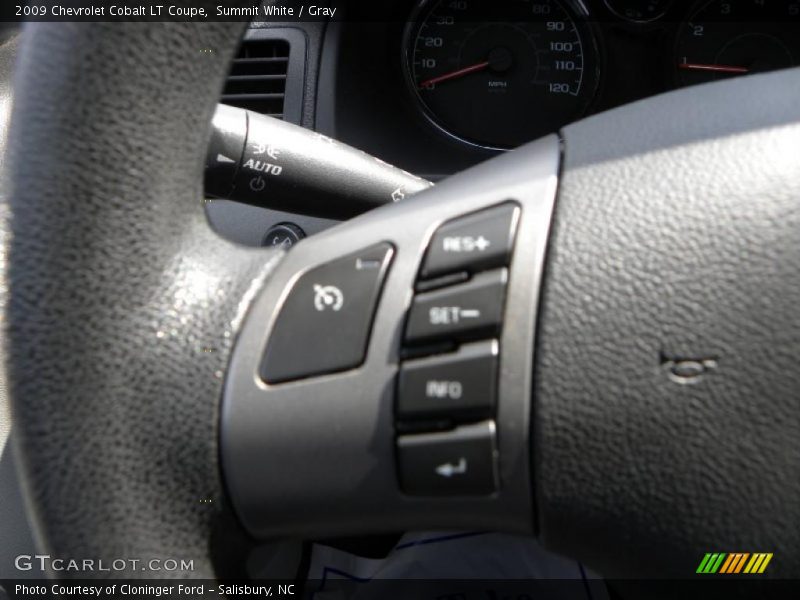 Summit White / Gray 2009 Chevrolet Cobalt LT Coupe