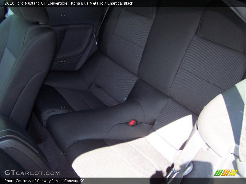 Kona Blue Metallic / Charcoal Black 2010 Ford Mustang GT Convertible