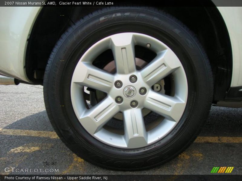 Glacier Pearl White / Cafe Latte 2007 Nissan Murano SL AWD