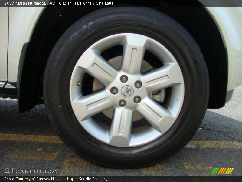 Glacier Pearl White / Cafe Latte 2007 Nissan Murano SL AWD