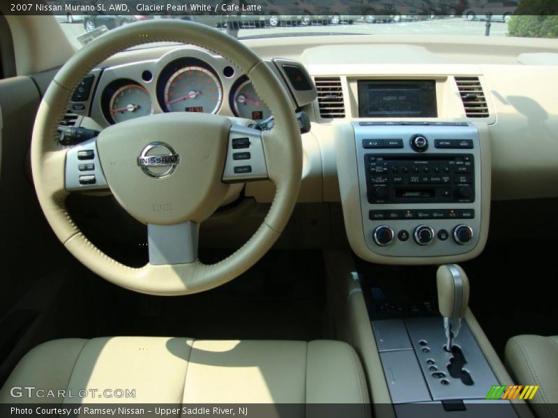 Glacier Pearl White / Cafe Latte 2007 Nissan Murano SL AWD