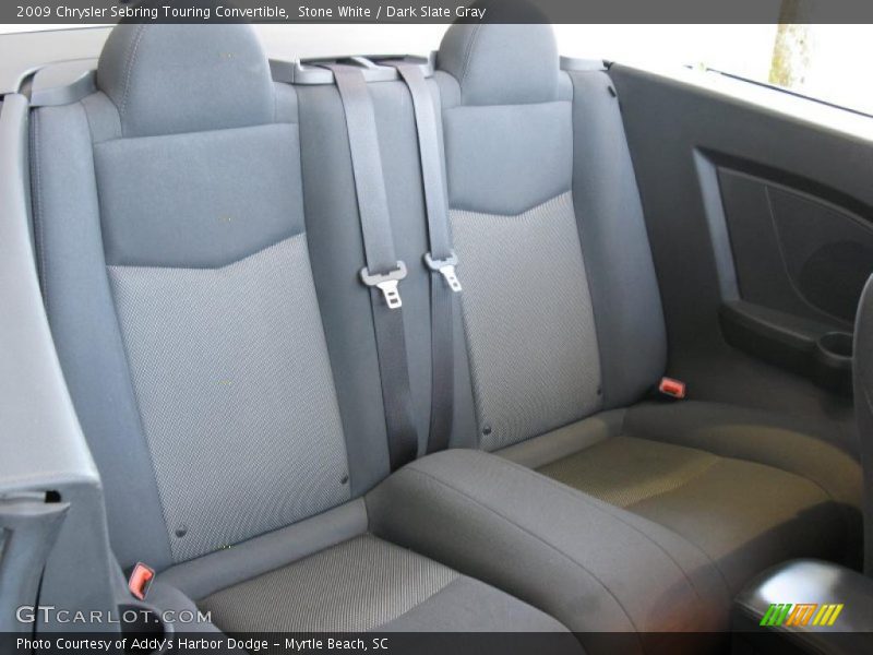 Stone White / Dark Slate Gray 2009 Chrysler Sebring Touring Convertible