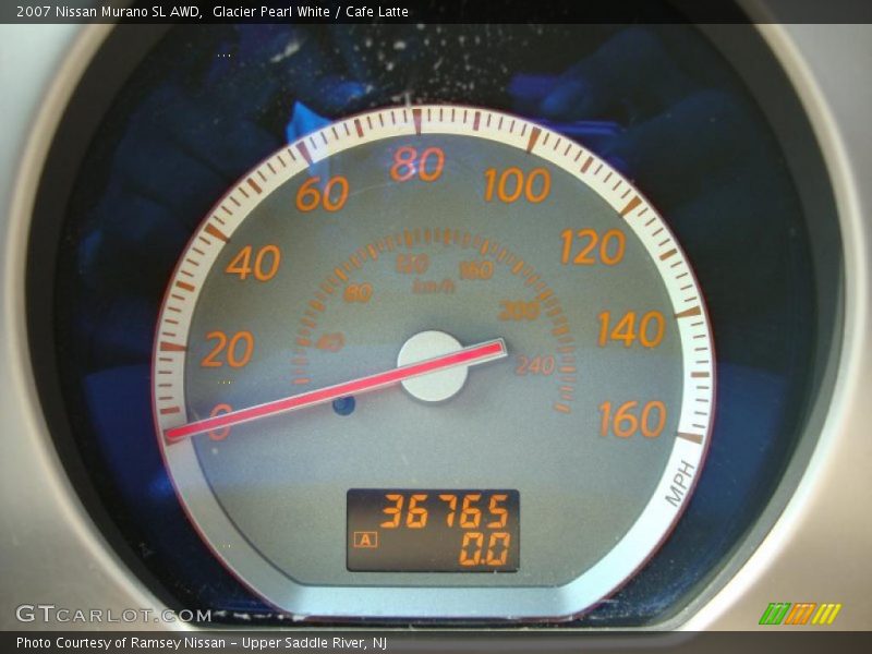 Glacier Pearl White / Cafe Latte 2007 Nissan Murano SL AWD