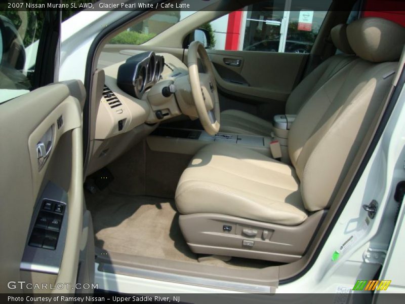 Glacier Pearl White / Cafe Latte 2007 Nissan Murano SL AWD