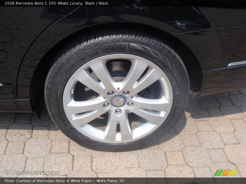 Black / Black 2008 Mercedes-Benz C 300 4Matic Luxury