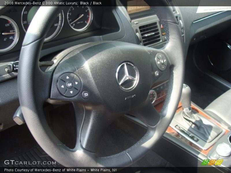 Black / Black 2008 Mercedes-Benz C 300 4Matic Luxury