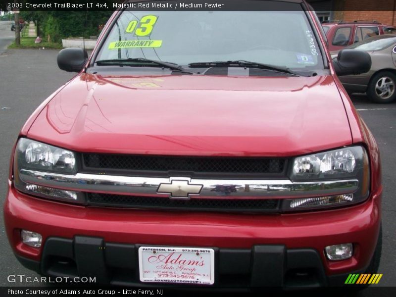 Majestic Red Metallic / Medium Pewter 2003 Chevrolet TrailBlazer LT 4x4