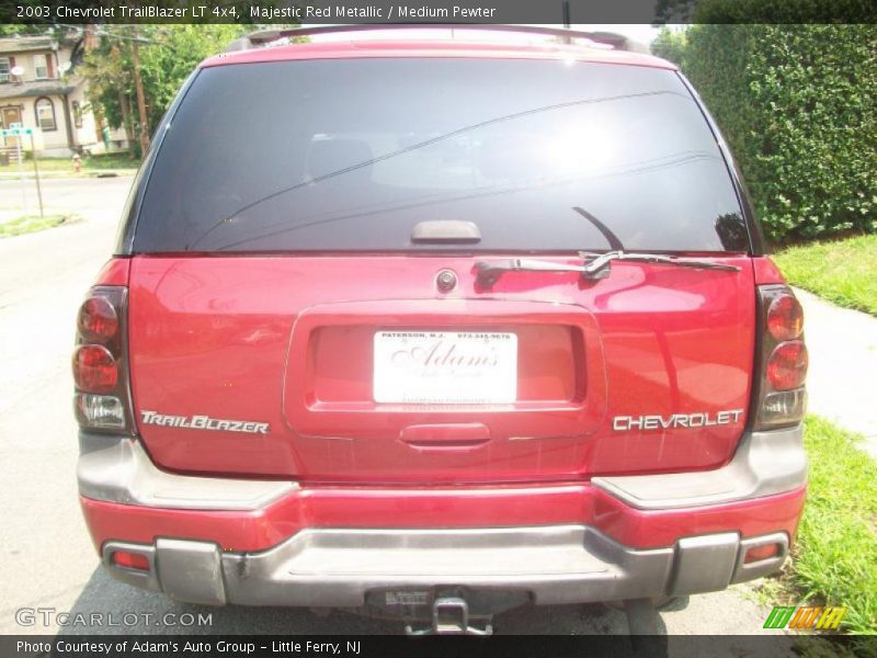 Majestic Red Metallic / Medium Pewter 2003 Chevrolet TrailBlazer LT 4x4