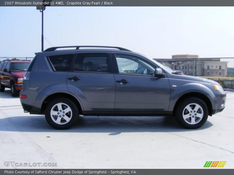 Graphite Gray Pearl / Black 2007 Mitsubishi Outlander LS 4WD