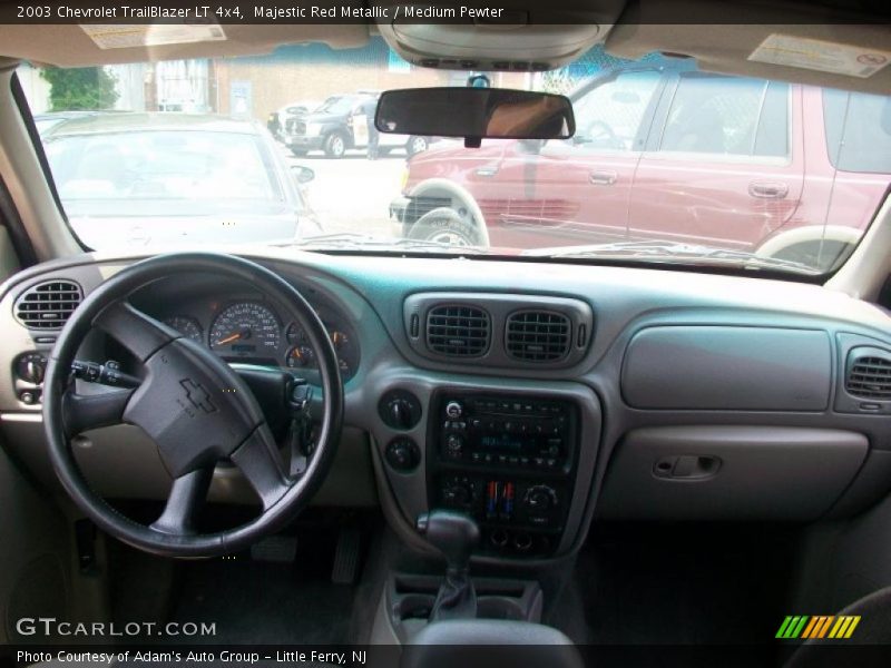 Majestic Red Metallic / Medium Pewter 2003 Chevrolet TrailBlazer LT 4x4