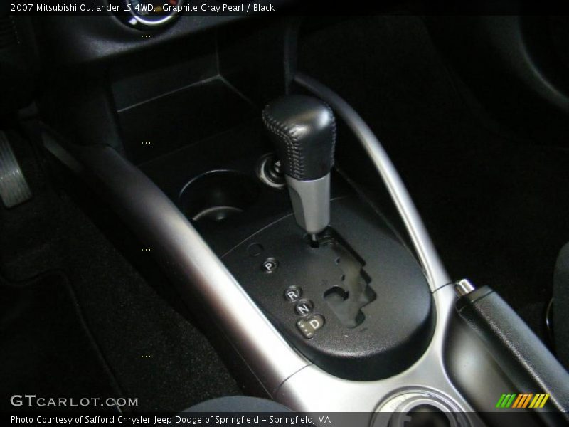 Graphite Gray Pearl / Black 2007 Mitsubishi Outlander LS 4WD