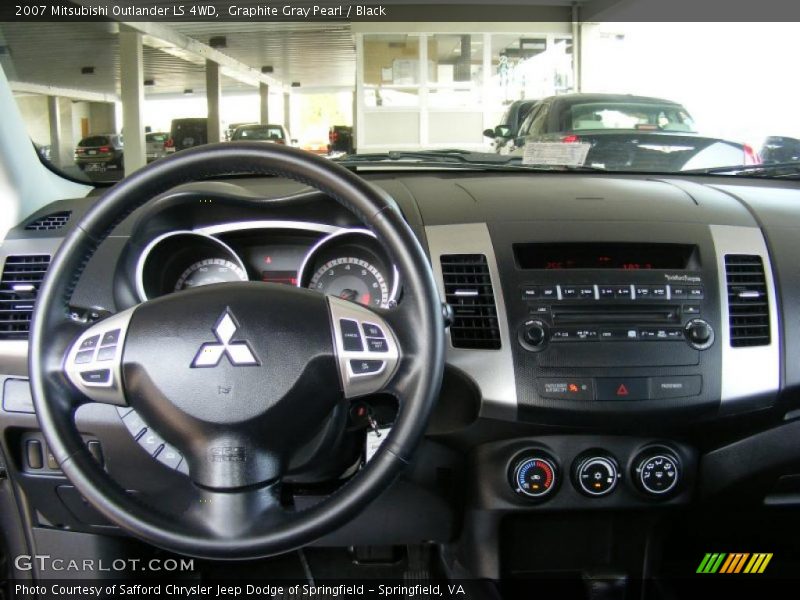 Graphite Gray Pearl / Black 2007 Mitsubishi Outlander LS 4WD