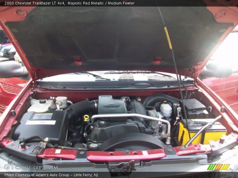 Majestic Red Metallic / Medium Pewter 2003 Chevrolet TrailBlazer LT 4x4