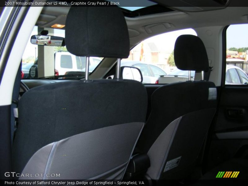 Graphite Gray Pearl / Black 2007 Mitsubishi Outlander LS 4WD
