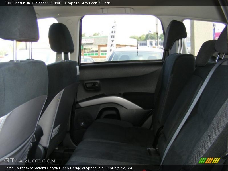 Graphite Gray Pearl / Black 2007 Mitsubishi Outlander LS 4WD