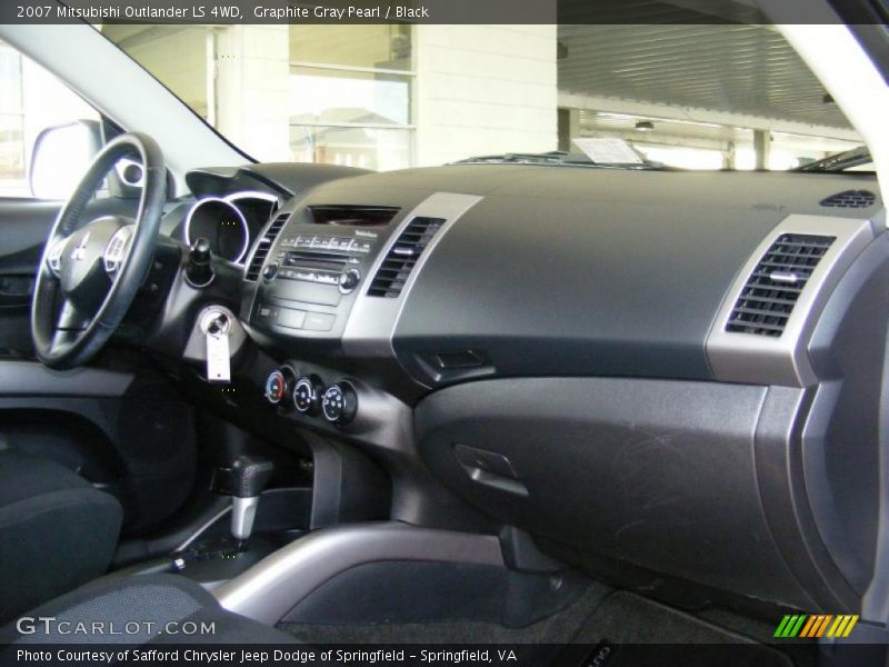 Graphite Gray Pearl / Black 2007 Mitsubishi Outlander LS 4WD