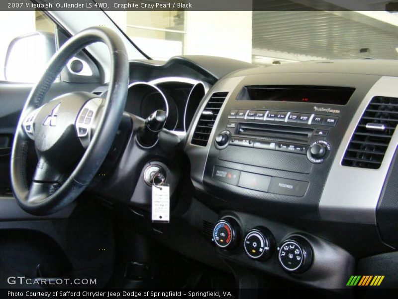 Graphite Gray Pearl / Black 2007 Mitsubishi Outlander LS 4WD