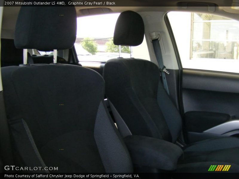 Graphite Gray Pearl / Black 2007 Mitsubishi Outlander LS 4WD