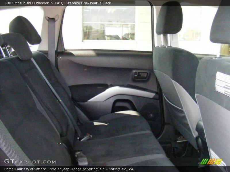 Graphite Gray Pearl / Black 2007 Mitsubishi Outlander LS 4WD