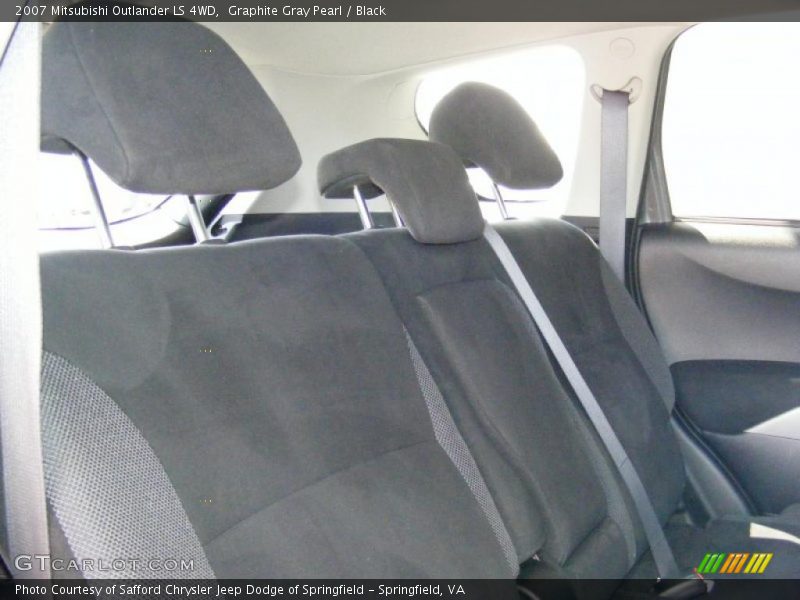 Graphite Gray Pearl / Black 2007 Mitsubishi Outlander LS 4WD