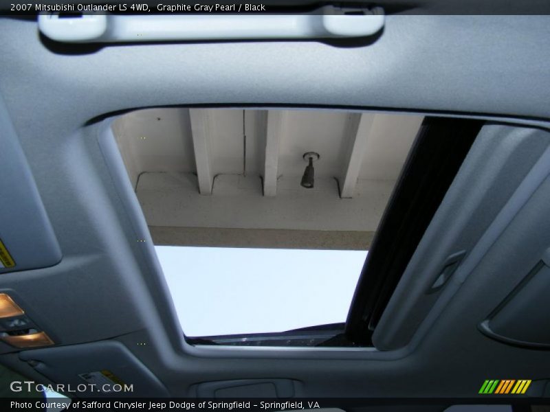Graphite Gray Pearl / Black 2007 Mitsubishi Outlander LS 4WD